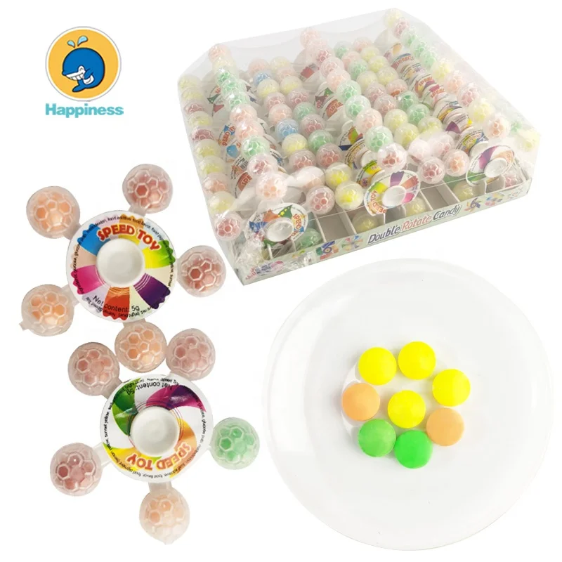 

hot selling funny fruit flavor tablet hard candy speed toy candy, Colorful