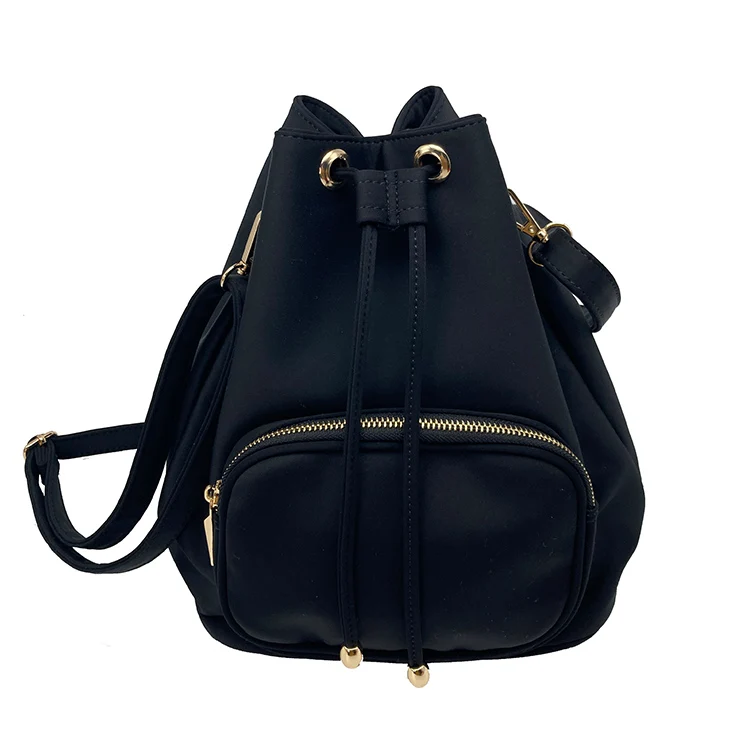 

2021 Popular Custom Logo Small Waterproof Oxford Drawstring Shoulder Bag Student Fashion Backpack