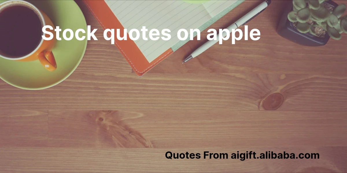 stock quotes on apple