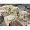 Amazon Hot Seller 14*108 Inches Burlap Table Runner with Overlocked and Sewn Edges for Rustic Weddings, Decorations and Crafts
