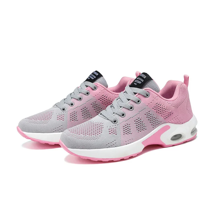 

Shoes Woman Air Mesh Cushion Women Fashion Sneakers Ladies Damping Sport Shoes Women's Flats