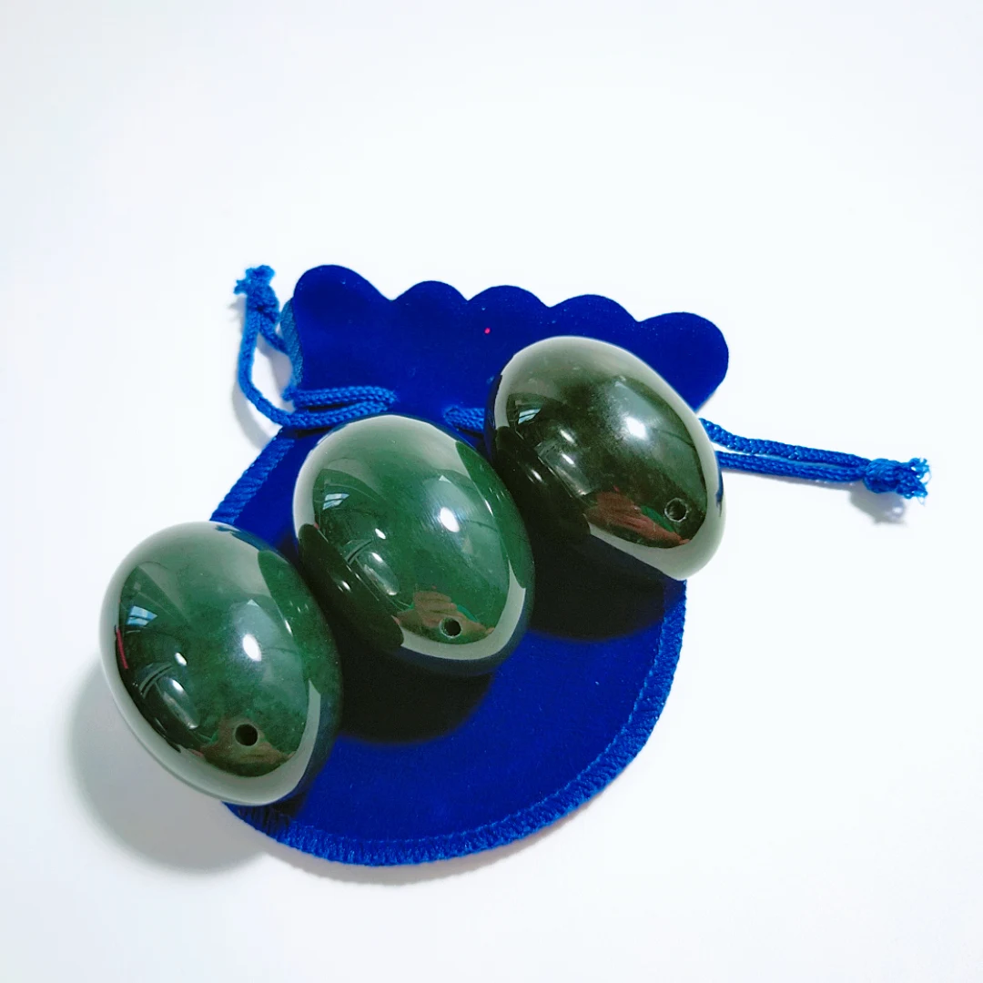 

2020 the best selling nephrite yoni eggs set natural jade eggs for kegel weight