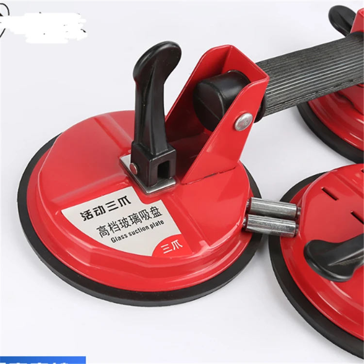 Factory price heavy duty aluminium vacuum granite glass suction cup glass lifter for building hand tools