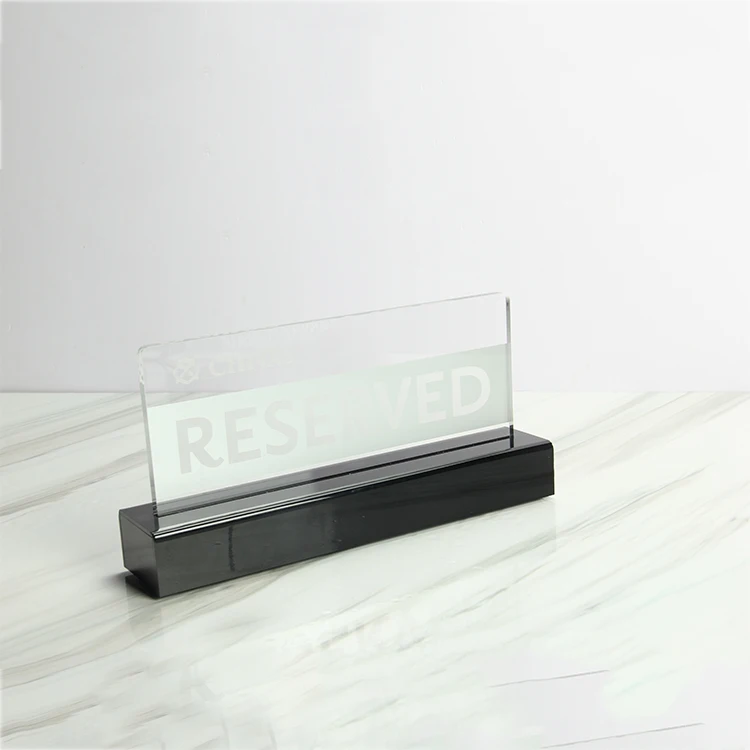 Neon Light Customization Holder Acrylic Custom Factory Made Laser Engraving Lighted Hotel Reserved Restaurant ubers led sign