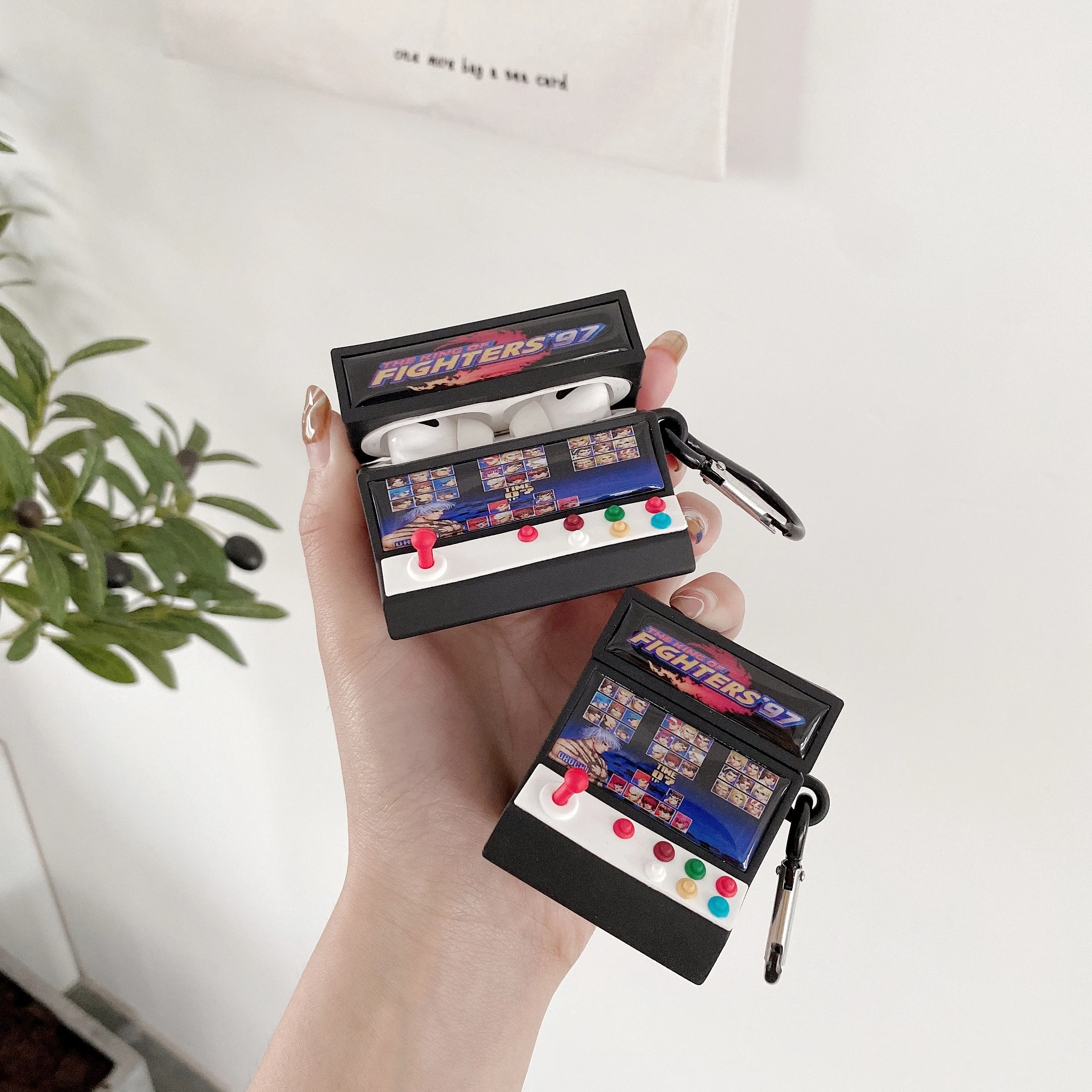 

3D Cute Cartoon Funny Cool The King of Fighters KOF 97 Game Machine Cover For Air pods Regular Case For Apple Airpods Pro 1 2 3