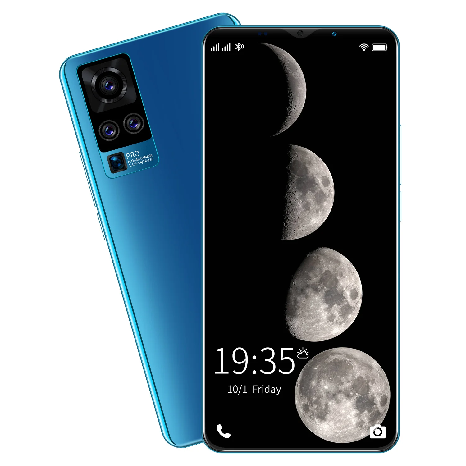 

2020 New fashion X50 plus original unlocked cell phones new big screen celular 4G /5G android mobile phones