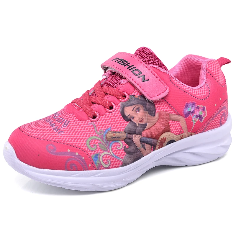 

Kids Fashion Sneakers Child Breathable Student Sports princess Shoes for children, Pink