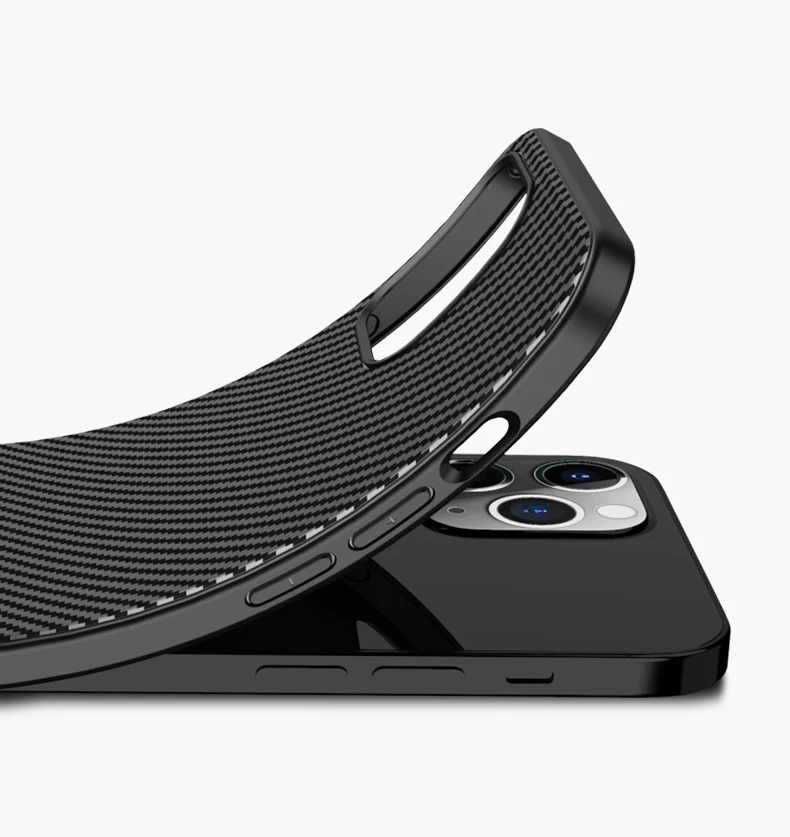 Carbon Fiber Tpu Case Slim Matting Back Cover Phone Cover Case For