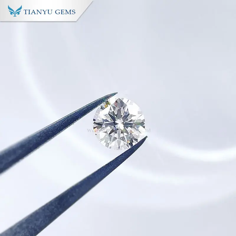 

Tianyu gems Round Brilliant Cut CVD Lab grown loose diamonds  F SI2 For Women Customization Engagement Ring