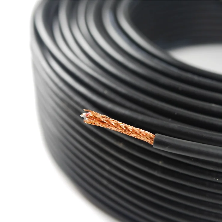 

High Quality Silicone microphone cable MIC cable, Black