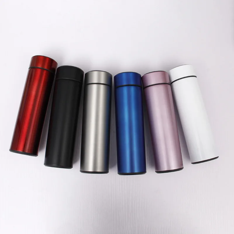 

special new cheap stainless steel Fahrenheit Smart Water Bottle with LED Temperature Display Thermo tumbler cups in bulk