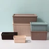 Cheap home doll toy multipurpose pp home storage boxes bins plastic containers basket storage box