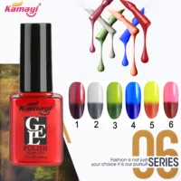 

Kamayi China Supplier wholesale soak off nail polish color changing with temperature nail gel polish red color uv nail gel