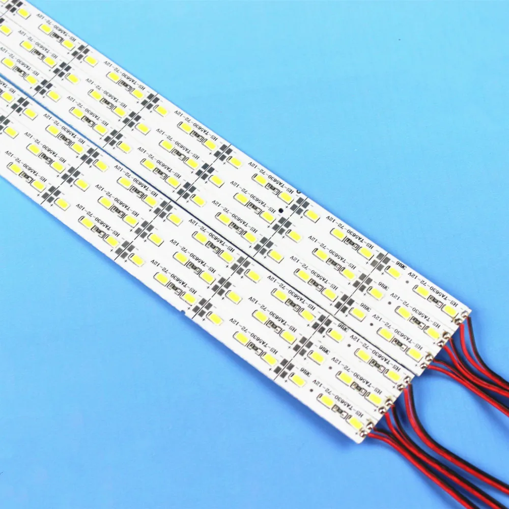 100cm 12V SMD 5630 72 leds/m 6500K Super Brightness LED Rigid Bar Strip