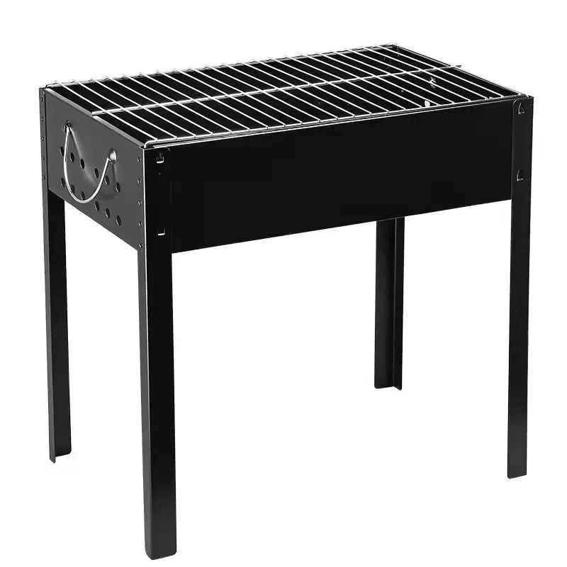 

Charcoal Bbq Grill Folding Barbecue Grill Portable Outdoor Grill For Camping Party Cooking
