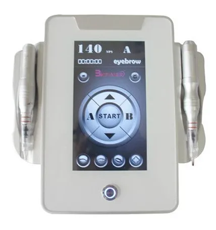 

Touch Screen Biomaser MTS450 Permanent Makeup Machine Kits With Two PMU Handpiece, White+silver colors available