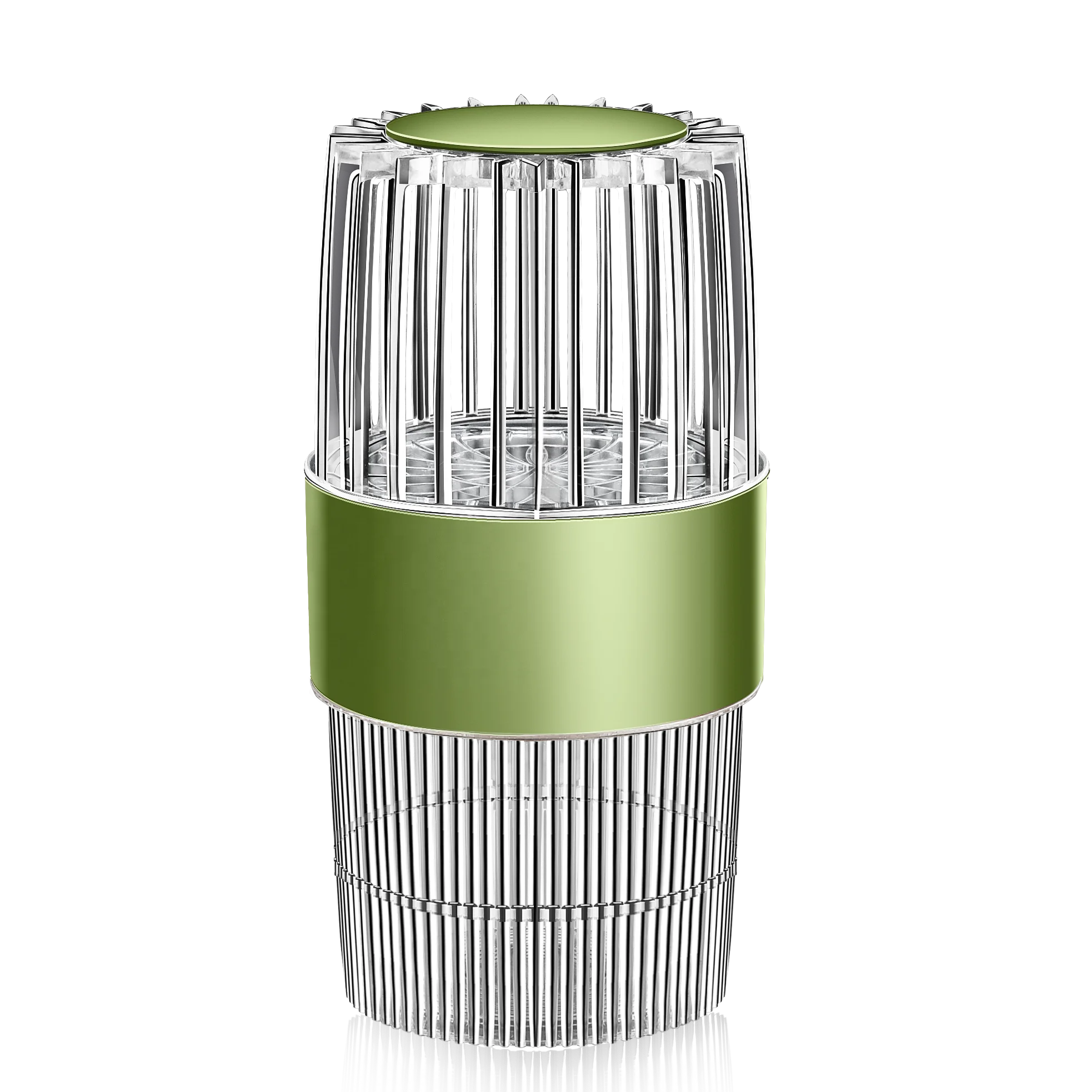 

Home Electric USB Powered Shock Type Anti-Mosquito Insect Repellent Fly Silent Catcher Zapper LED Mosquito Killer Lamp, Green gold grey