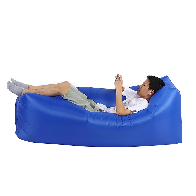 IPRee® Square-headed Air Inflatable Lazy Sofa 210D Oxford Portable Travel Lay 