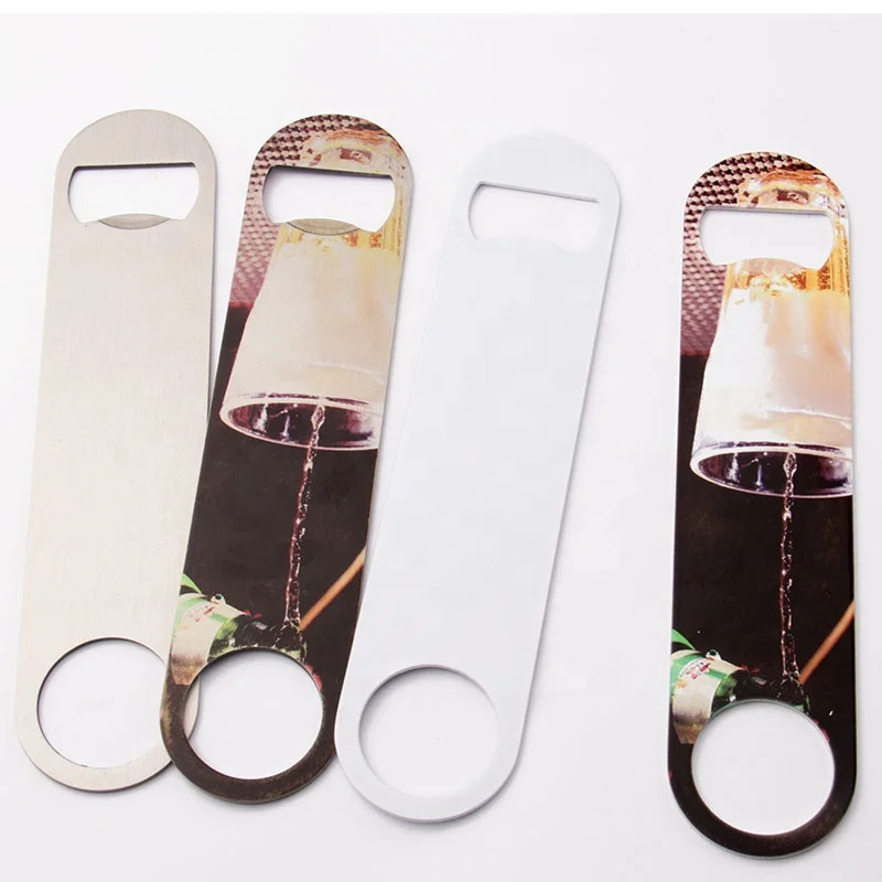 

Wholesale Metal Long Handle Beer Bar Sublimation Blank Stainless Steel Bottle Opener