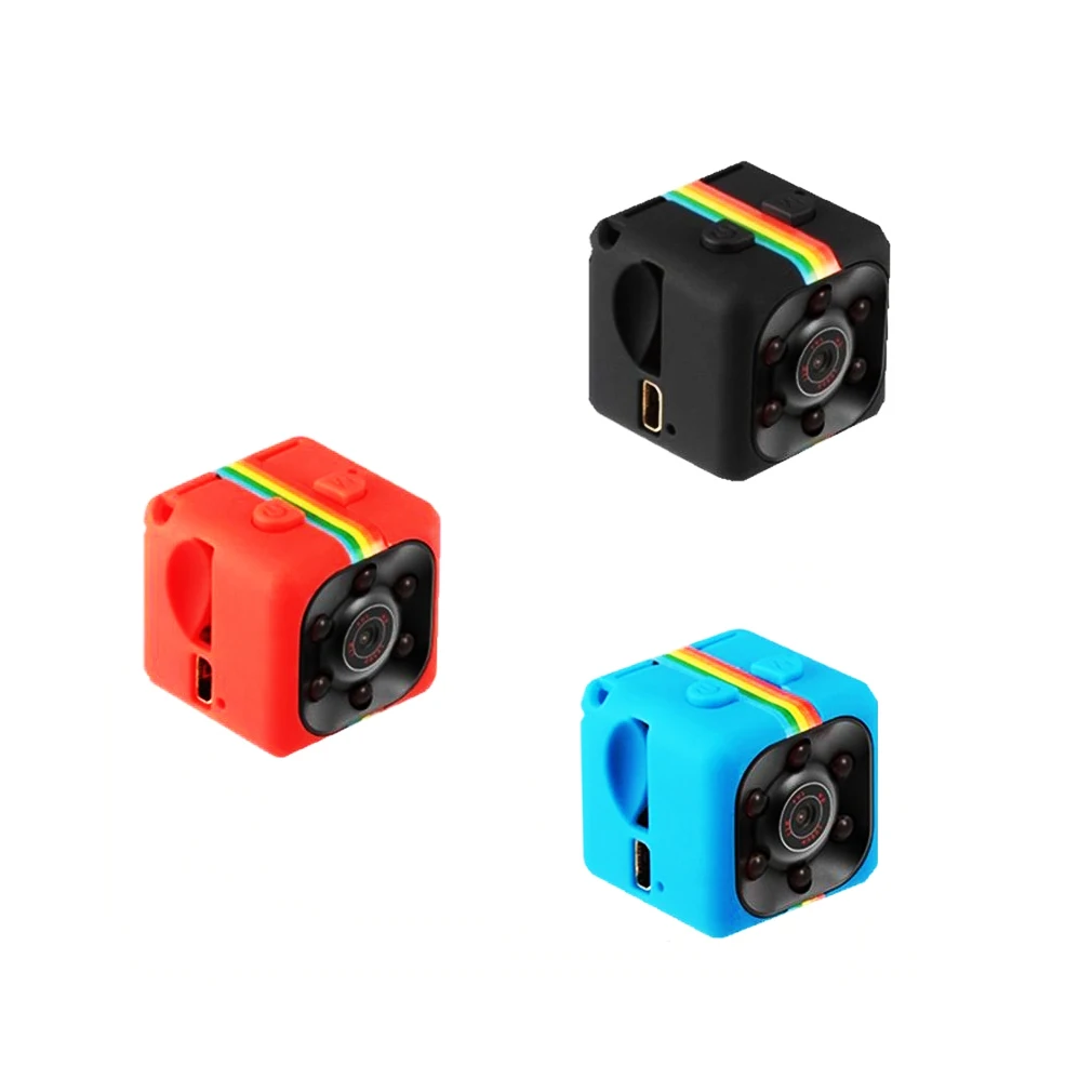 

Sq11 Mini Camera Cam Sensor Night Vision Camcorder Recorder Motion Car DVR Camera Sport DV Video Small Camera Cam SQ 11, Black/red/blue
