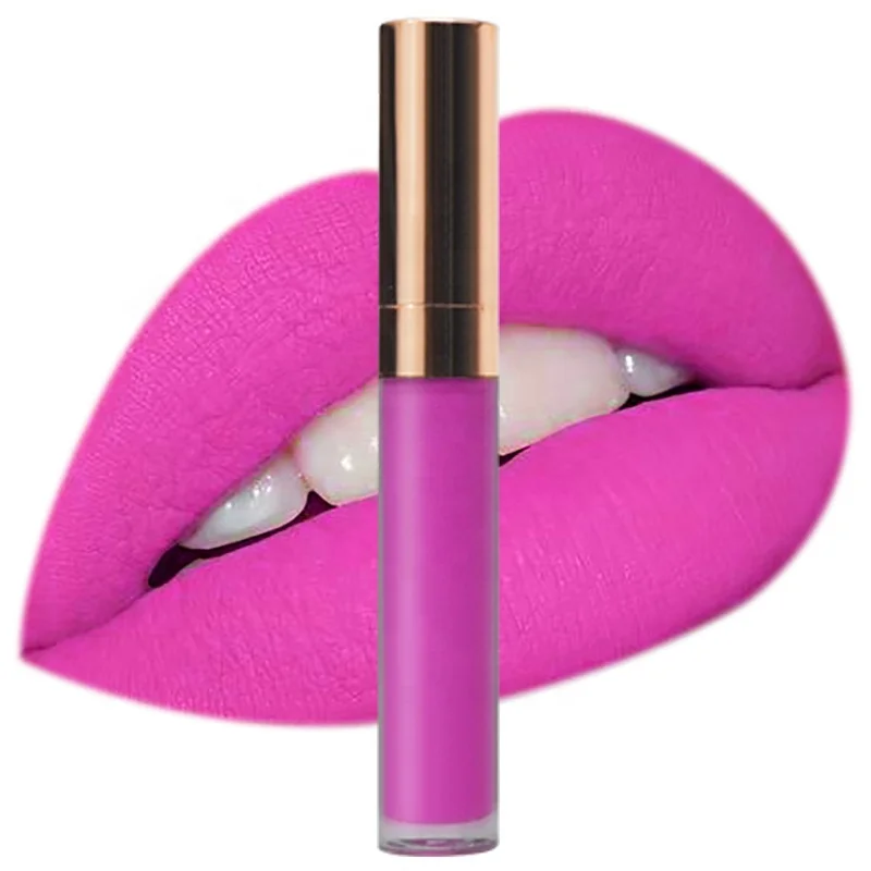 

Lip Stick Private Label Custom Logo Vegan Waterproof 24 Hours Long Lasting Matte Liquid Lipstick, 40 colors