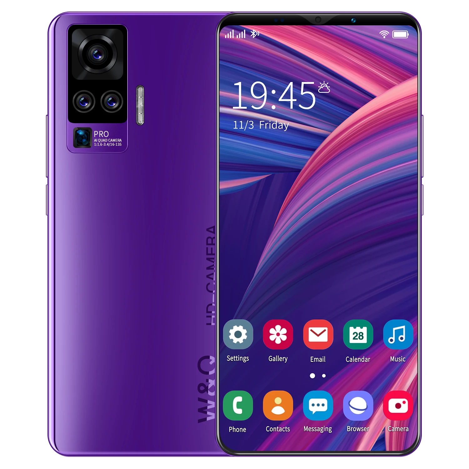 

wholesale OEM SmartPhones Unlocked used mobile phone 4g dual sim android phone, Purple, red, blue