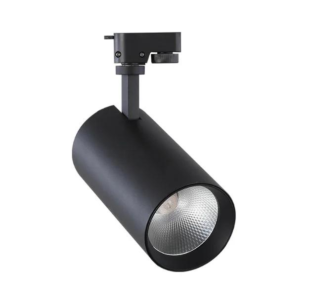 Adjustable White Black Aluminium 20W 30W 40W COB LED Track Light