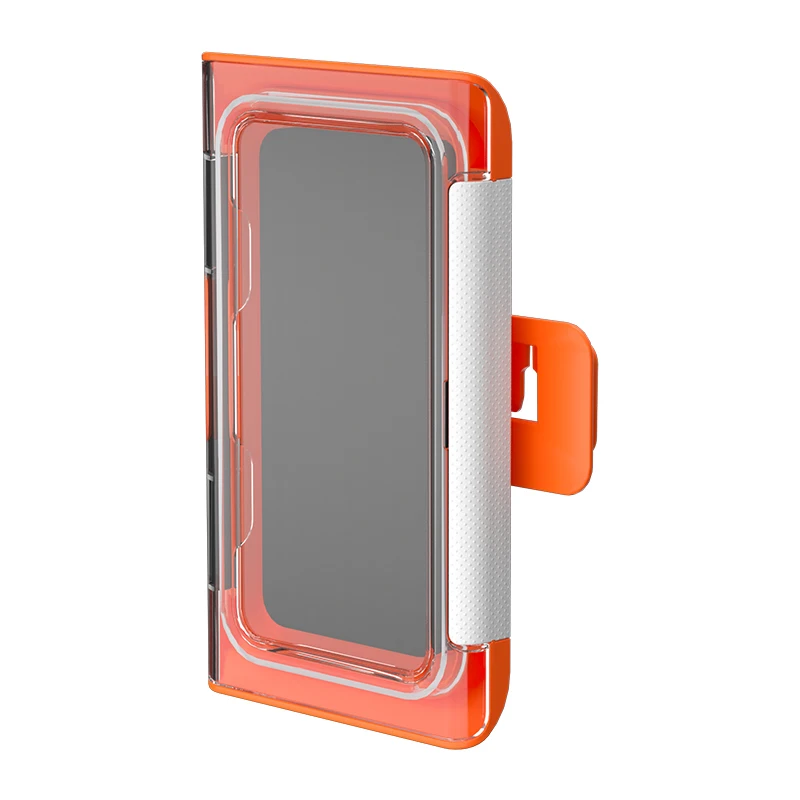 

AU CAT AW6191 Home Wall Waterproof Mobile Phone Box Holder Touch Screen Bathroom Phone Shelf Shower Sealing Storage Box