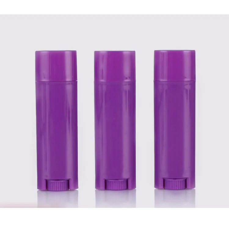 

Wholesale low moq stock 4.2g pp mini slim empty round lipstick tube