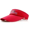 Q256 Trump Cap Visor Summer Printing Trump Make America Great Again Custom Sun Visor