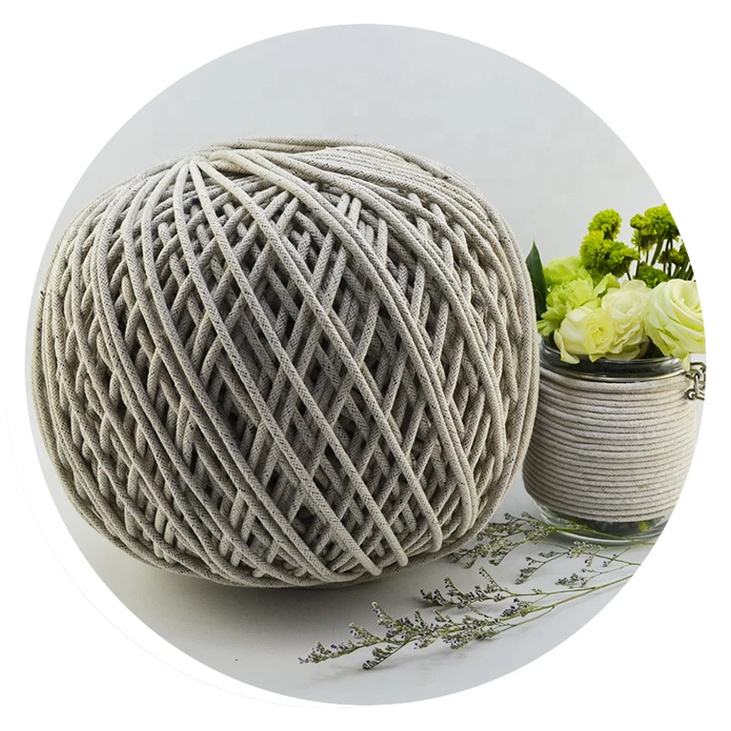 

Factory 6mm cotton piping macrame cord rope for sofa