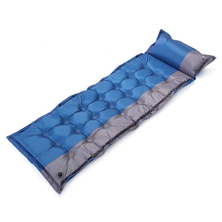 

Adjustable Outdoor Inflatable Bed Folding Camping Travel Pet Mat Air Bed Matress For SUV, Dark blue, green