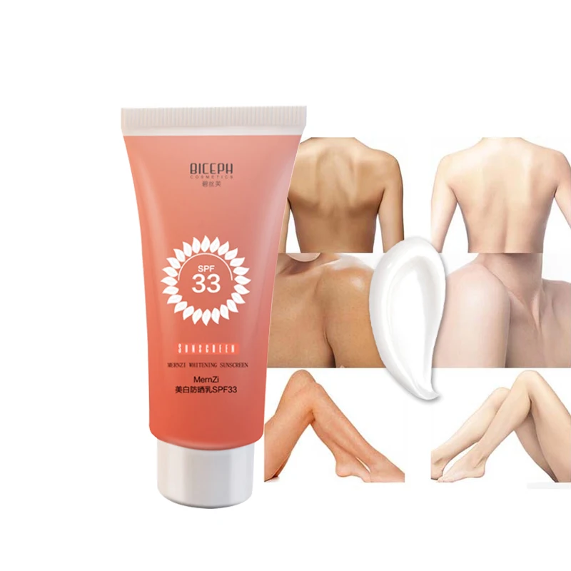 

Wholesale Waterproof Lightening Whitening Sunblock Spray 30g Face Sunscreen Lotion Cream, Orange