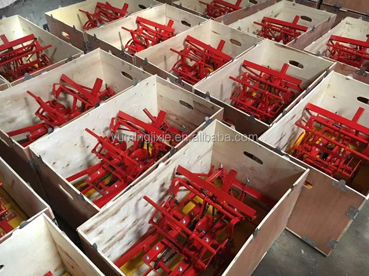 2 Row Mini Manual Rice Transplanter Hand Working Rice Planting Machine ...