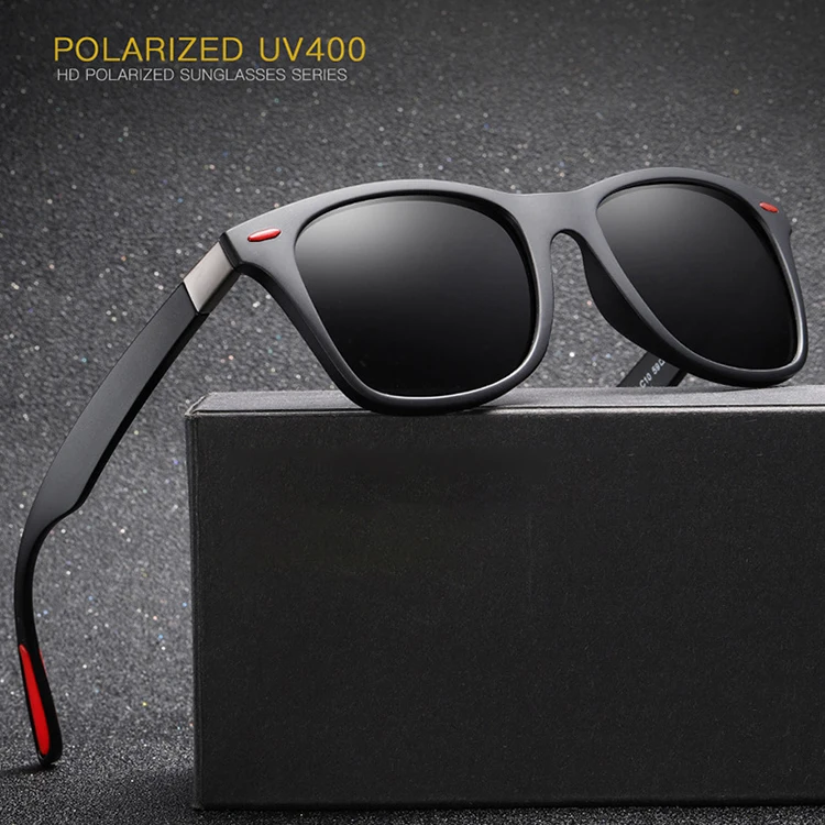 

SKYWAY Custom OEM China Polarized Sunglasses Men Classic Casual Square Polarized UV400 Sun Glasses