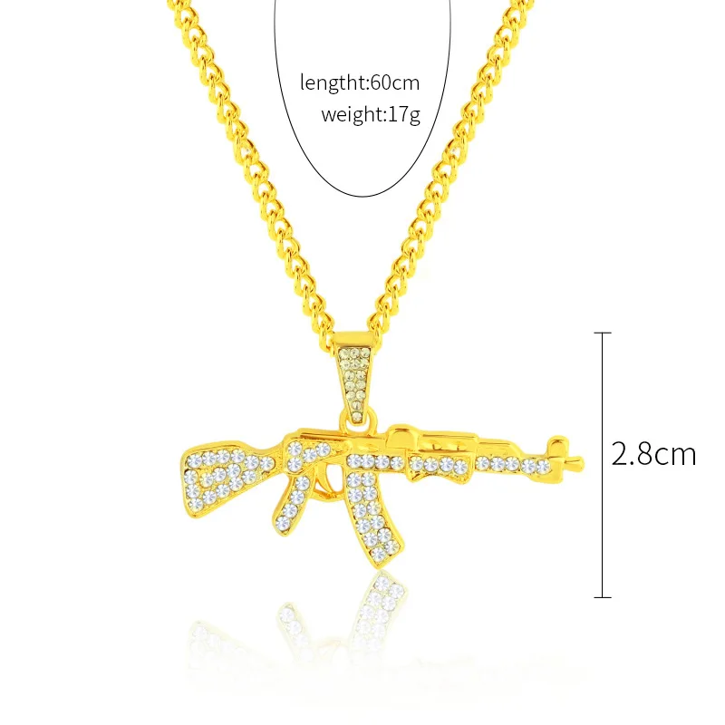 

Hot-selling Hip-hop Hipster Accessories Lightning Clown Leopard Print Dollar Boxing Letter Men And Women Necklace Pendant, As picture