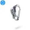 Stainless Steel Eye Lobster Snap Claw Clasp Key Chain Keyring Connection Jewelry Findings