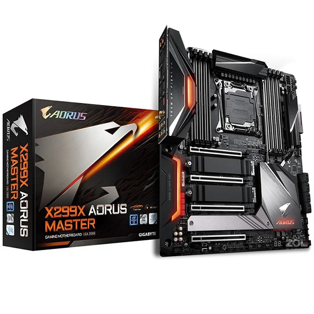 

Gigabyte X299X AORUS MASTER motherboard supports 10900X/10920X/10940X/3070/3080/3090 (Intel X299/LGA 2066)