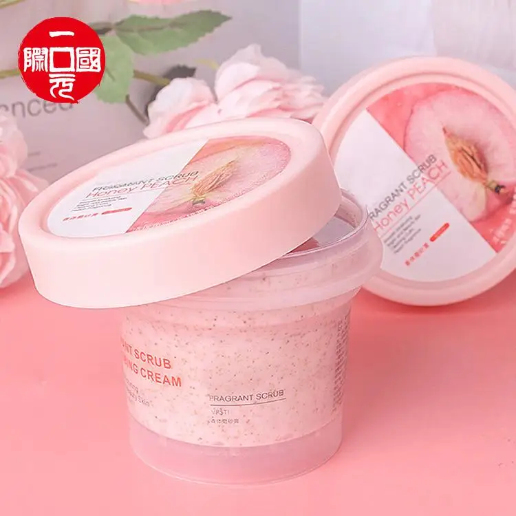 

Clean Body Moisturizing Exfoliator Herbal Peach Fruit Body Scrubs For Women