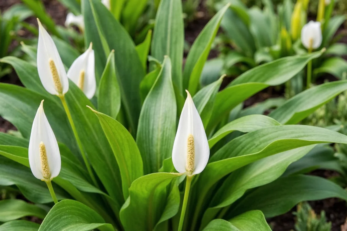can you plant a peace lily outside
