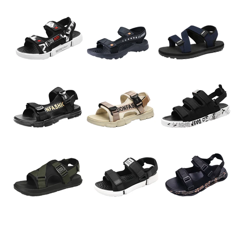 

Top sale men's summer beach slippers new light weight sport sandal wholesaler casual outdoor sandals for mens latest models