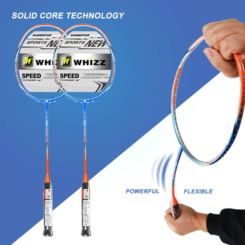 

New formula product launch WHIZZ A730 high tension 24-30lbs nano carbon fiber professional players badminton rackets