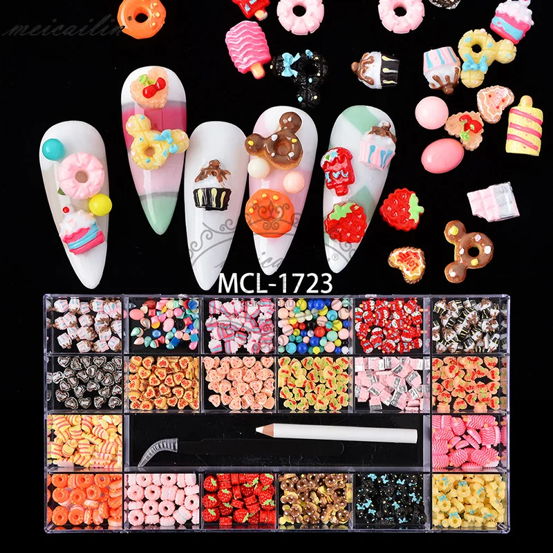 

Mixed AB Glass Crystal Diamond In Grids 14 Shape And SS3-SS16 Flatback Gem Nail Art Rhinestone Set With 1 Pick Up Pen