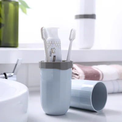 

Simple Travel Toothbrush Wash Cup Toothpaste Portable Set Outdoor Travel Travel Storage Box Mouth Cup