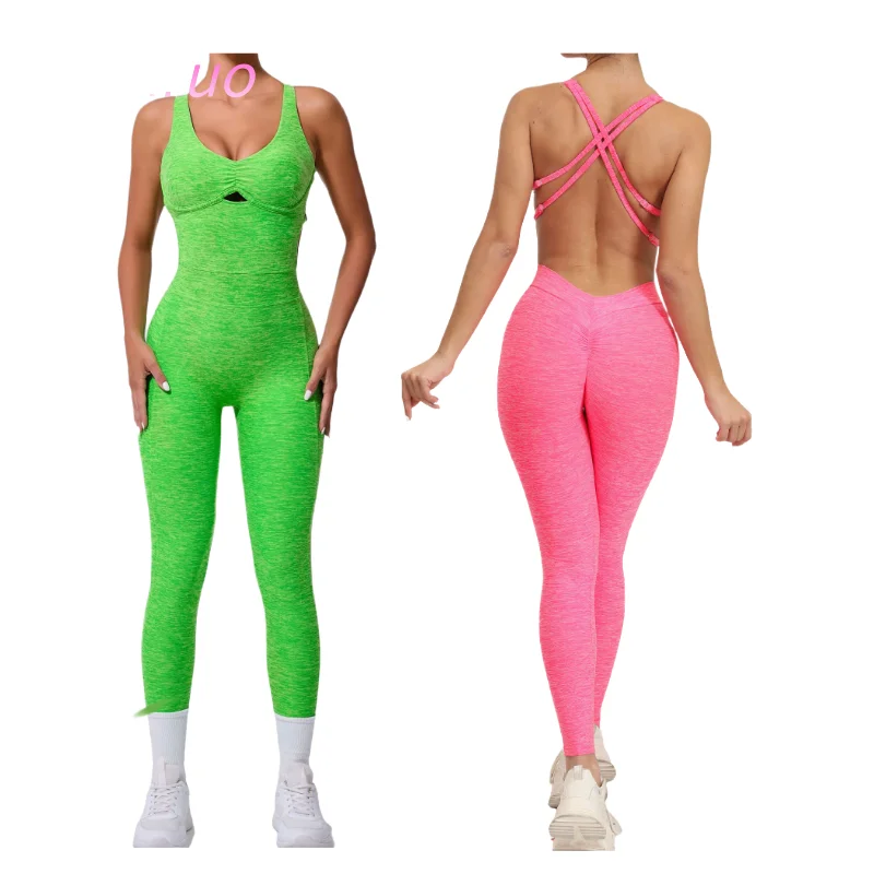 Quick-Dry High Elasticity交叉绑with Yoga Set