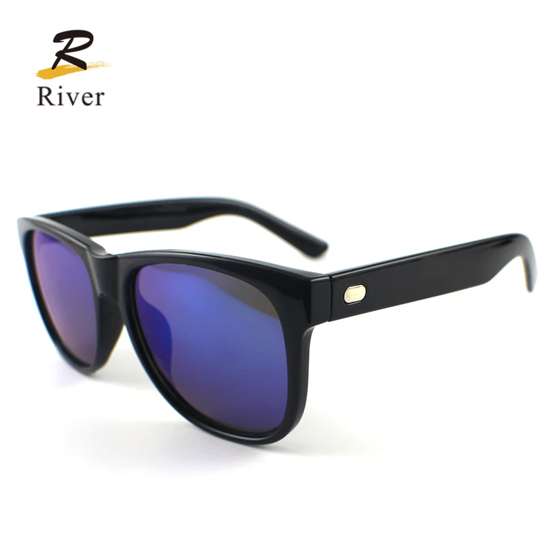 China Factory Customized OEM Glasses Men Vintage Retro Sun Glasses American  anti blue light Fashion Sunglasses 2019 In Stock