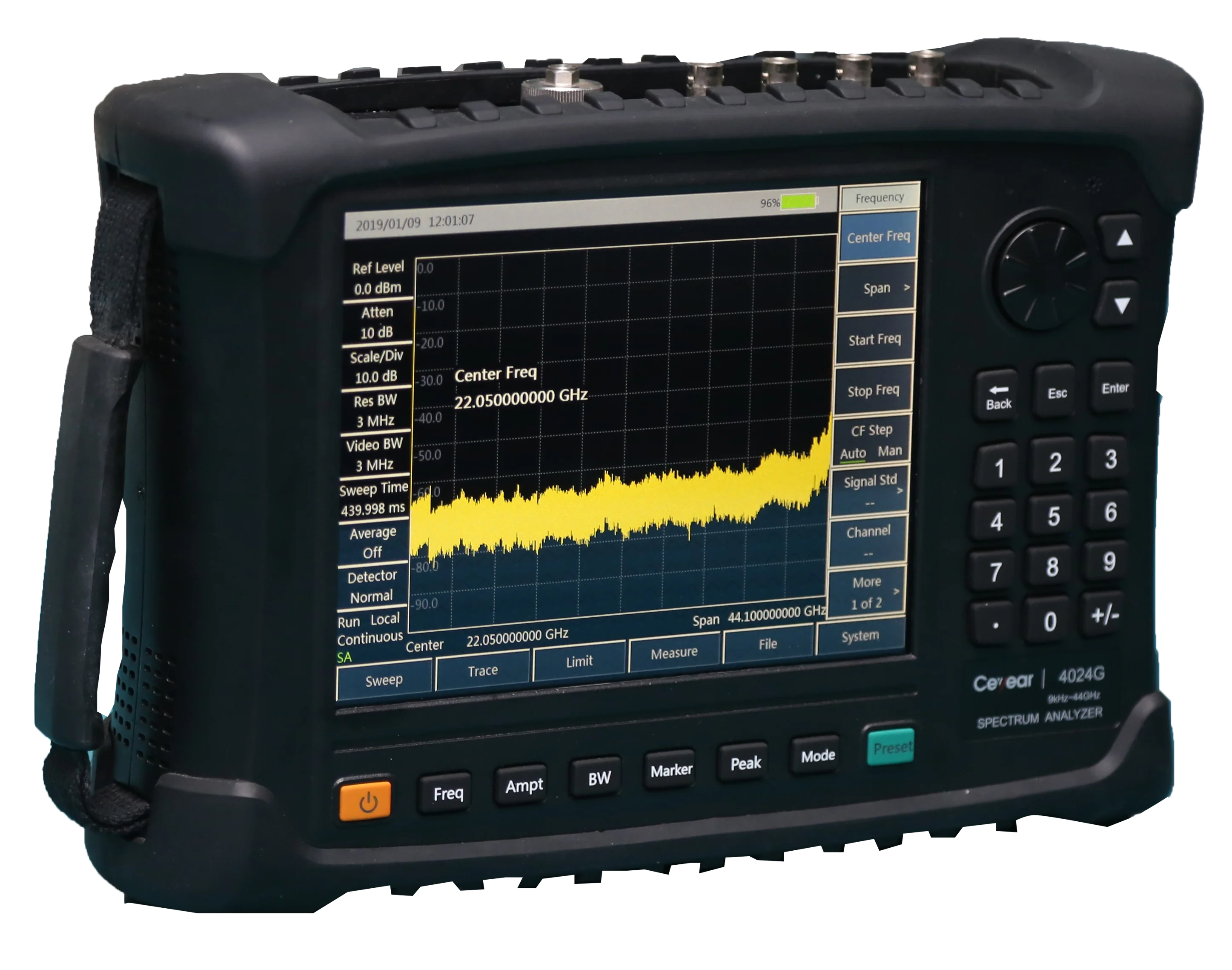 
Ceyear 4024A/B/C/D/E/F/G 9kHz~44GHzHandheld Spectrum Analyzer 