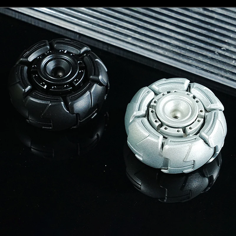 Cool Metal Deformable Alloy Finger Spinners EDC Fidget Sliders Promotional Gift Open Armor Spinning Top Fidget Spinner Toys