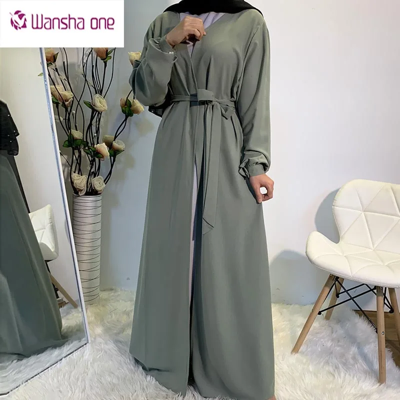 

2021 pleated dubai summer women islamic clothing long modest dress prayer clothes burkha muslim saudi borka muslim abayas, Green