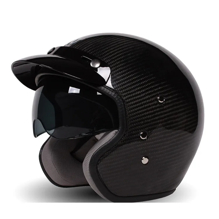 

Free shipping carbon fiber motorcycle helmet accessories, Black/customer